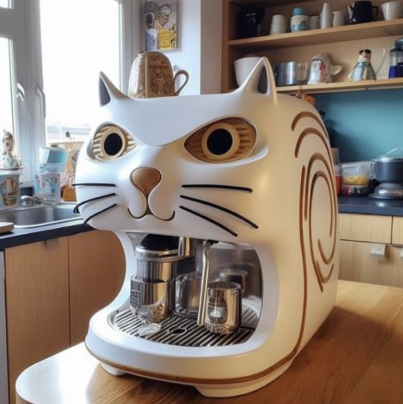 De schattigste koffiemachine ooit